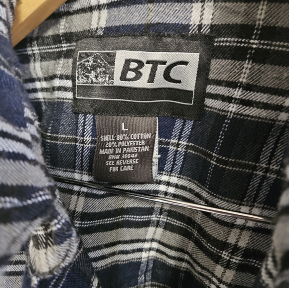 BTC flannel shirt Size L - Picture 4 of 8